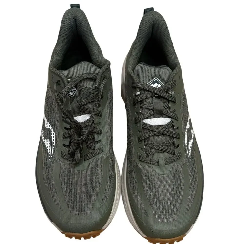 NWOT Men's Saucony Peregrine 17 Running Shoes Army/Mountain Size 9
